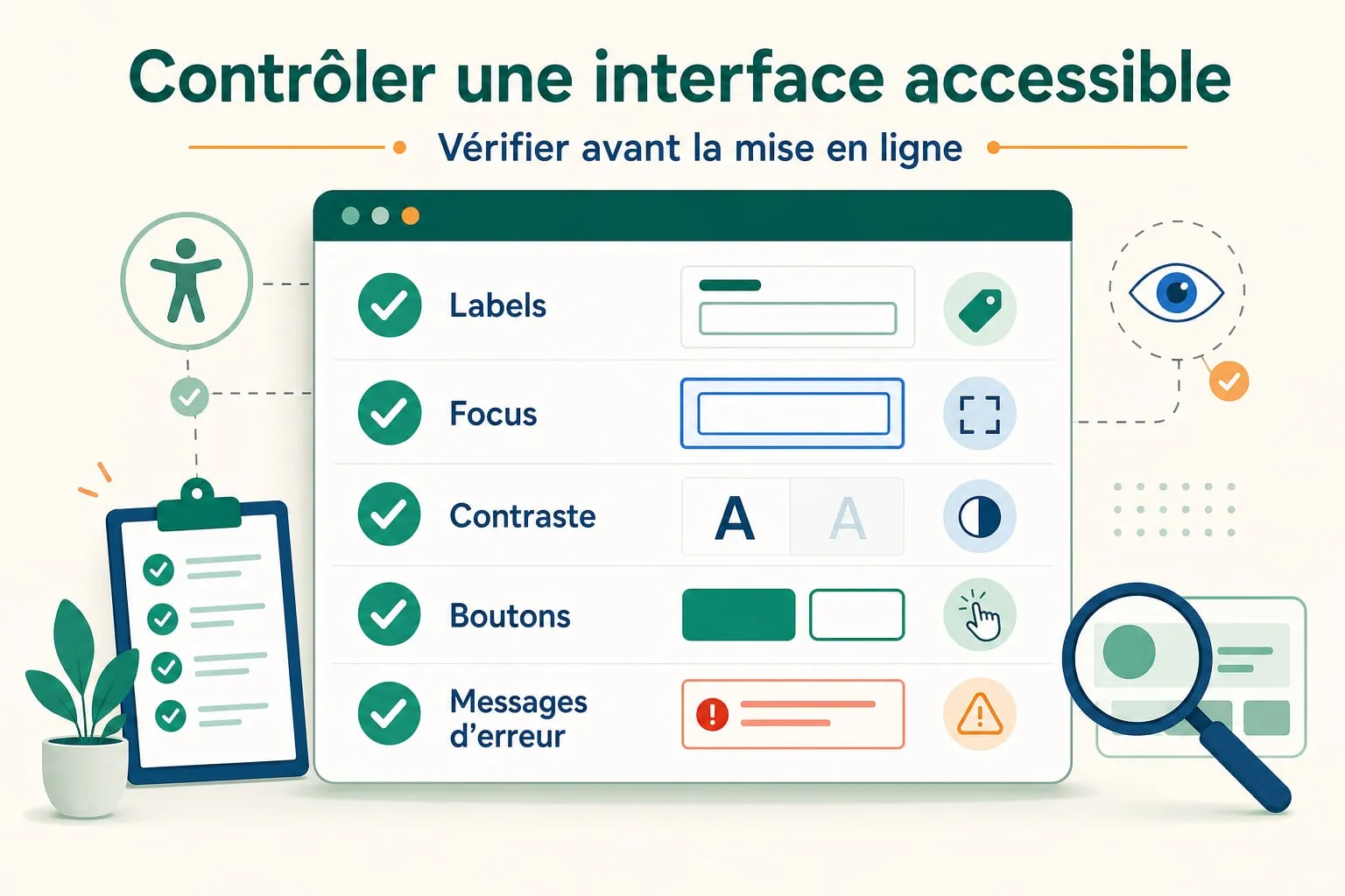 Designer et responsable de boutique contrôlant ensemble l'accessibilité d'une interface e-commerce
